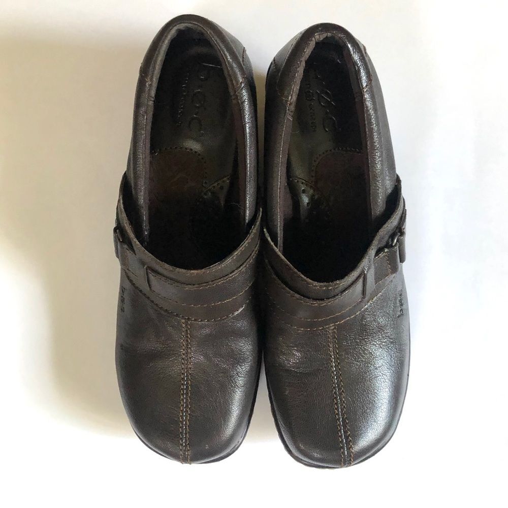 🆕 [B.O.C.] Brown Leather Clogs Sz: 8